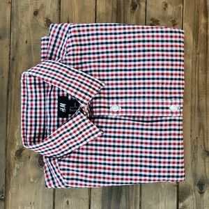 H&M Plaid Button Up Long Sleeve Shirt